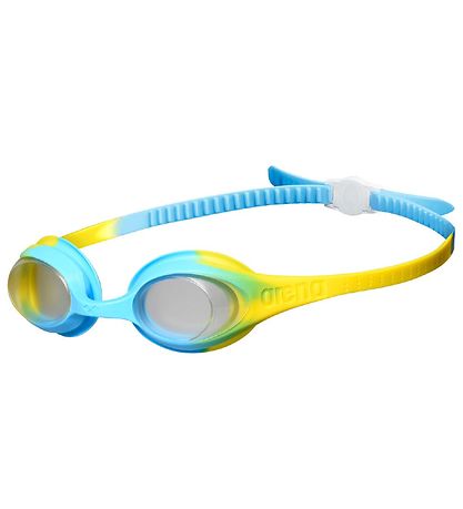 Lunettes de Natation Arena - Spider Kids - Clear Yellow/Bleu cla