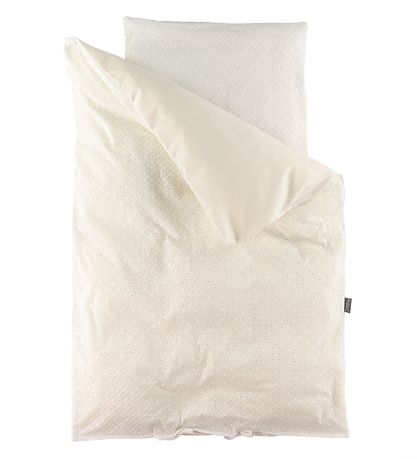 Nørgaard Madsens Bedding - Baby - Natural Embroidery w. Pointell Nørgaard Madsens Bedding - Baby - Natural Embroidery w. Pointell