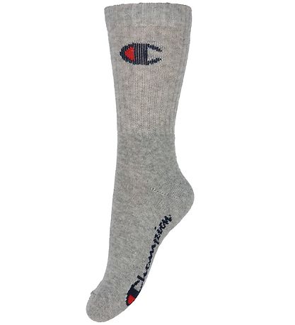 Champion Socks - 3-Pack - Grey/White/Blue