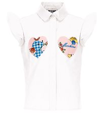 Moschino Shirt - White w. Hearts Moschino Shirt - White w. Hearts