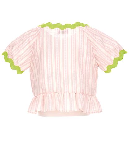 Moschino Top - Pink Striped/Neon Green Moschino Top - Pink Striped/Neon Green