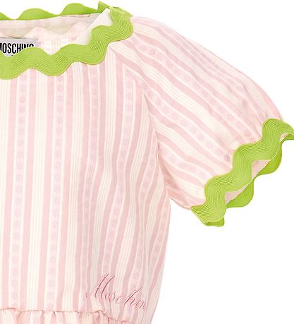 Moschino Top - Pink Striped/Neon Green Moschino Top - Pink Striped/Neon Green