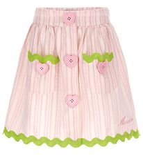 Moschino Skirt - Pink Striped/Neon Green Moschino Skirt - Pink Striped/Neon Green