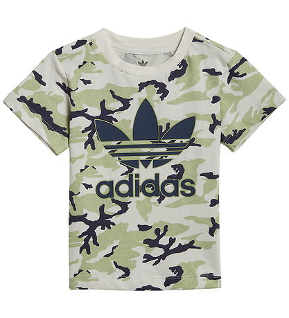 adidas Originals Stuttermabolur - Sporbraut Grey/Galdur Skær græ