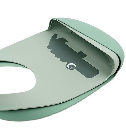 Done By Deer Bib w. Pocket - 2-Pack - Silicone - Croco Green