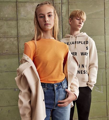 Hound Stuttermabolur - Rib - Apricot Hound Stuttermabolur - Rib - Apricot