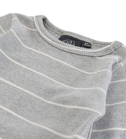 Sofie Schnoor Romper l/æ - Gestreept - Grey Melange
