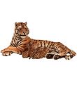 Papo Tiger w. Unger - L: 13 cm Papo Tiger w. Unger - L: 13 cm