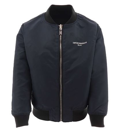 Emporio Armani Jacket - Reversible - Navy/Black w. Eagle