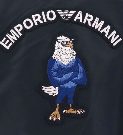 Emporio Armani Jacket - Reversible - Navy/Black w. Eagle
