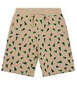 Stella McCartney Kids Sweat Shorts - Beige/Black w. Print Stella McCartney Kids Sweat Shorts - Beige/Black w. Print