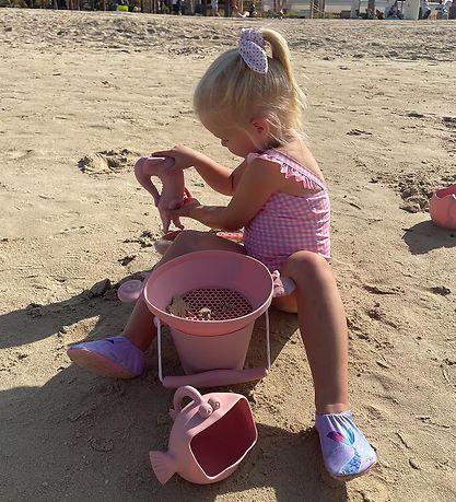 Scrunch Sandspielzeug - 20x6, 5 cm - Silikon - Dusty Rose
