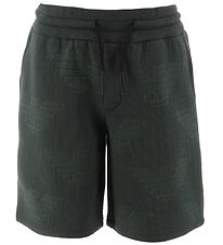 Emporio Armani Shorts - Grönrandig m. Logotyper