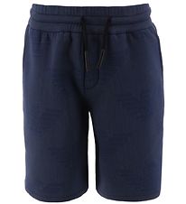 Emporio Armani Shorts - Marinblårandig m. Logotyper