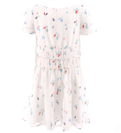Emporio Armani Jurk - Wit m. Print Emporio Armani Jurk - Wit m. Print