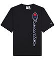 Champion Fashion T-shirt - Black w. Logo Champion Fashion T-shirt - Black w. Logo
