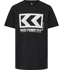 Hummel Stuttermabolur - hmlFSK Lágt - Svart