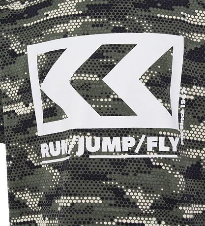 Hummel T-Shirt - hmlFSK laag - Army