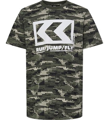 T-Shirt Hummel - hmlFSK Faible - Army T-Shirt Hummel - hmlFSK Faible - Army