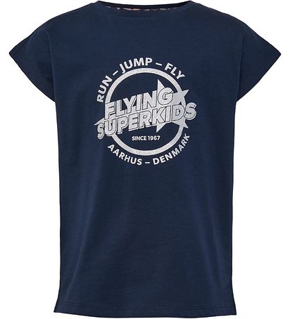 T-Shirt Hummel - saut hmlFSK - Black Iris T-Shirt Hummel - saut hmlFSK - Black Iris