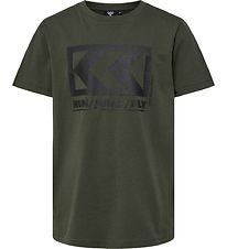 Hummel T-shirt - hmlFSK Low - Green