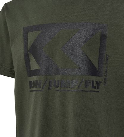 T-Shirt Hummel - hmlFSK Faible - Vert T-Shirt Hummel - hmlFSK Faible - Vert