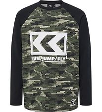 Hummel Blouse - hmlFSK - Groen/Zwart Hummel Blouse - hmlFSK - Groen/Zwart