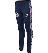 Hummel Tights - hmlFSK Joy - Black Iris/Heather Rose