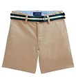 Polo Ralph Lauren Shorts - Bedford - Khaki w. Belt Polo Ralph Lauren Shorts - Bedford - Khaki w. Belt
