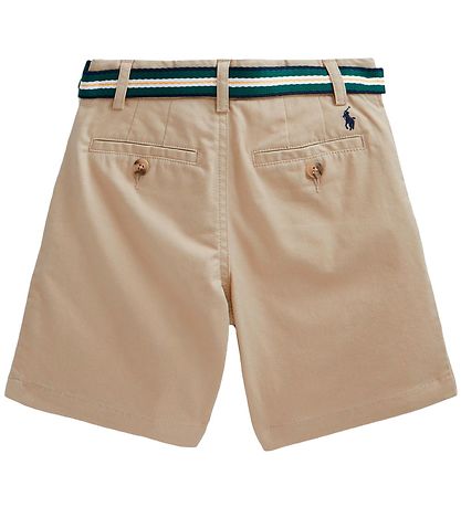 Polo Ralph Lauren Shorts - Bedford - Khaki w. Belt