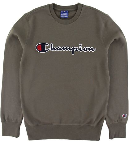 Sweat-shirt Champion Fashion - Vert av. Logo Sweat-shirt Champion Fashion - Vert av. Logo