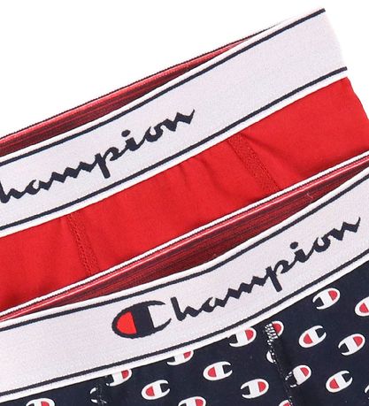 Boxers Champion Fashion - 2 Pack - Rouge/Marine av. Logos Boxers Champion Fashion - 2 Pack - Rouge/Marine av. Logos