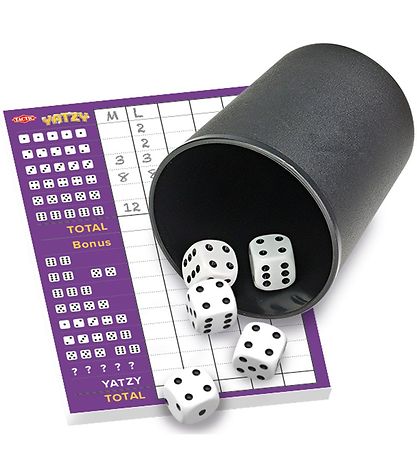 TACTIC Spiele - Yatzy m. Tombola-Pokal