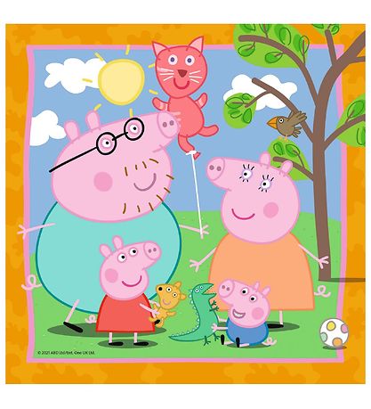 Puzzle Ravensburger - 3x49 Briques - Peppa Pig - Famille Puzzle Ravensburger - 3x49 Briques - Peppa Pig - Famille