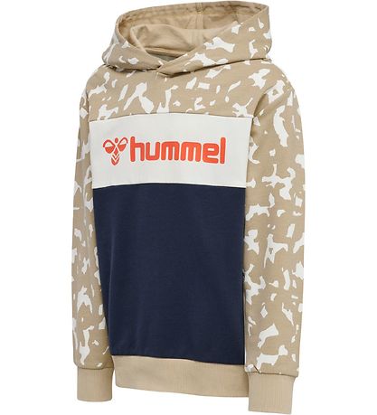 Hummel Hoodie - HmlLuke - Humus/Black Iris