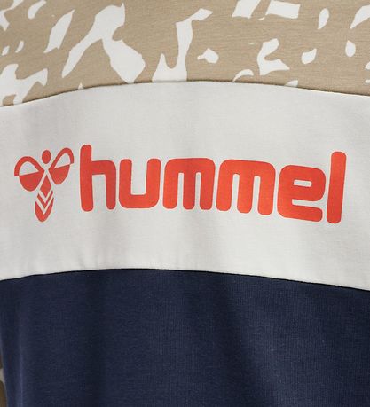 Hummel Hoodie - HmlLuke - Humus/Black Iris