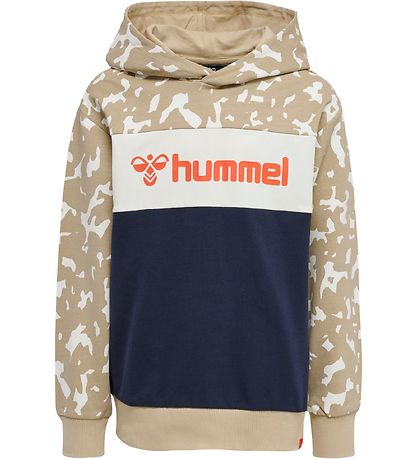 Hummel Hoodie - HmlLuke - Humus/Black Iris