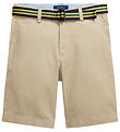 Polo Ralph Lauren Shorts - Bedford - Khaki w. Belt Polo Ralph Lauren Shorts - Bedford - Khaki w. Belt