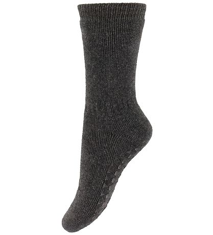 GoBabyGo Socks - Non-Slip - 4-Pack - Blue/Grey
