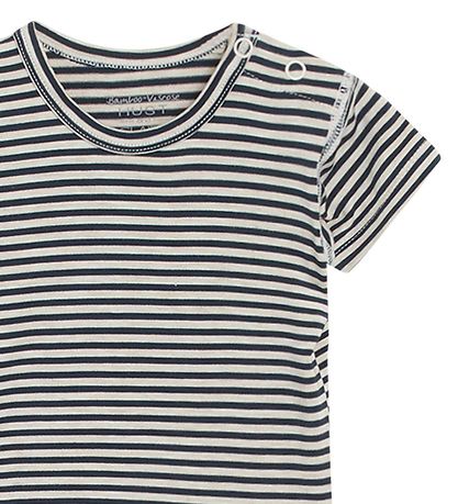 Hust and Claire Bodysuit s/s - Bow - Bamboo - Blues