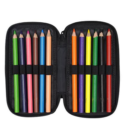 Jeva Pencil Case w. Content - Twozip - Lightning