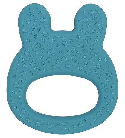 We Might Be Tiny Bijtring - Konijn - Silicone - Blue Schemering We Might Be Tiny Bijtring - Konijn - Silicone - Blue Schemering