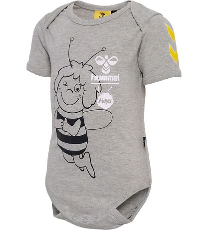 Hummel Romper k/æ - Maya De Bee - Grijs Gevlekt