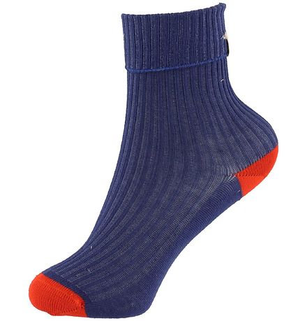 Mini Rodini Socks - 2-Pack - Blue/Pink Mini Rodini Socks - 2-Pack - Blue/Pink