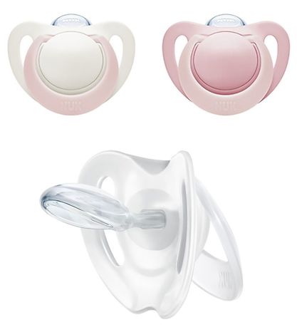 Nuk Pacifiers - Genuis - 2-Pack - Rose/White