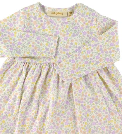 Soft Gallery Dress - SGJenni - Pastelflowers - Snow White