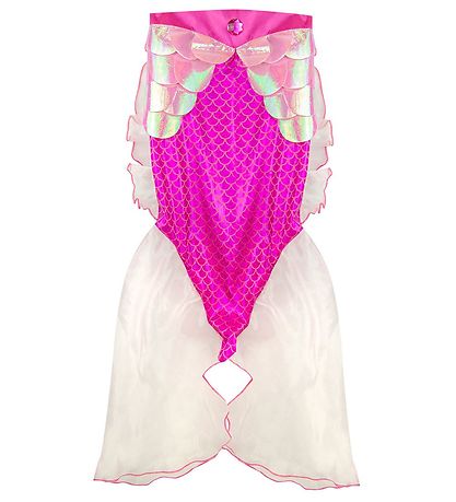 Great Pretenders Costume w. Tiara - Mermaid - Pink Glitter