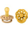 BIBS Boheems Spenen - 2-pack - Maat 2 - Rond - Desert Zand/Honey