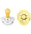 BIBS Bohemen Spenen - 2-pack - Maat 2 - Rond - White/Sunshine