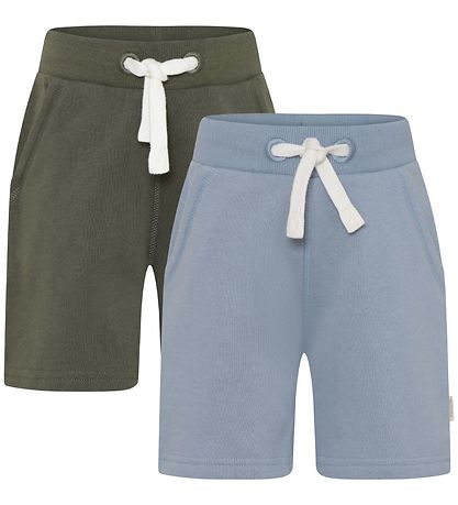 Shorts Minymo - 2 Pack - Bleu/Vert